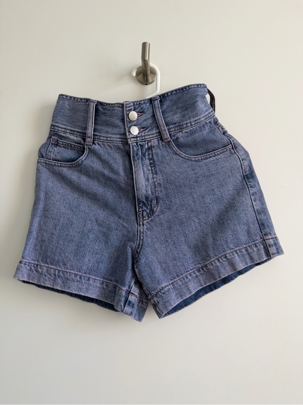 BDG High-Rise Blue Jean Shorts